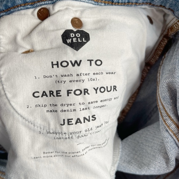 Madewell The Perfect Vintage Jean 32P | High-Rise Classic Straight Denim - Picture 6 of 12
